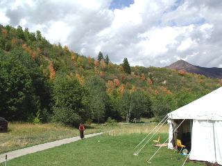 fall colors, sunny day... let's dance